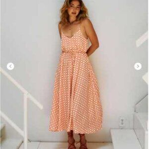 WRAY sunday dress in sunset basket check - SIZE M